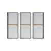 Gold Foil Abstract 3-piece Canvas Wall Art Set