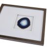 Real Stone Framed Glass and Double Matted Wall Art