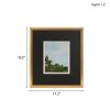 Framed Glass and Double Matted Abstract Landscape Wall Art