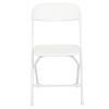 Herculesï¿½ï¿½ï¿½ Series Plastic Folding Chair - White - 650LB Weight Capacity Comfortable Event Chair - Lightweight Folding Chair -