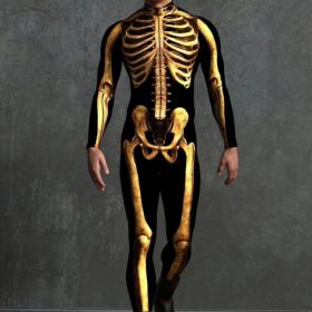 Halloween New 3D Digital Printing One-piece Play Costume (Option: VV026-Children S 120cm)