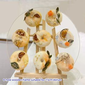 Donut Display Stand Decoration Wedding Wooden Stand Desktop Dessert Table Ice Cream Cone Stand Board (Option: B-Universal)