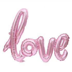 Large Birthday Party Background Wall Balloon (Option: Pink LOVE)
