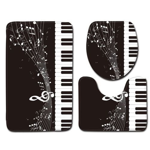 Modern Minimalist Bathroom Mats Three-piece Set