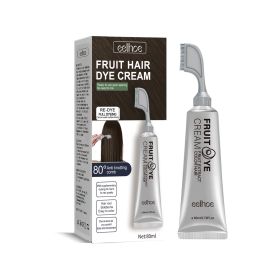Hair Color-free Hair Cream (Option: Brown Black)