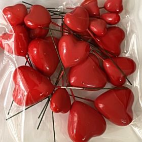 Cake Decorative Colorful Flag (Option: Love Red 20pc)