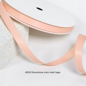 Milk Silk Ribbon DIY Gift Box Packaging Wedding Ribboncolored (Option: Moonstone Colors-9MM)