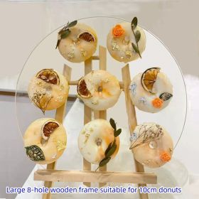 Donut Display Stand Decoration Wedding Wooden Stand Desktop Dessert Table Ice Cream Cone Stand Board (Option: F-Universal)