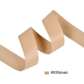 Milk Silk Ribbon DIY Gift Box Packaging Wedding Ribboncolored (Option: Khaki-16MM)