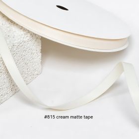 Milk Silk Ribbon DIY Gift Box Packaging Wedding Ribboncolored (Option: Cream Color-16MM)